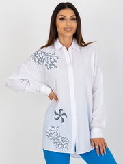 Krekls, balts цена и информация | Женские блузки, рубашки | 220.lv