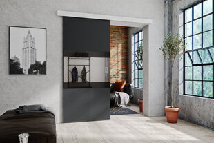  раздвижные двери с зеркалом   KIE80/106 цена и информация | Шкафы | 220.lv