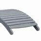 Sauļošanās zvilnis ar matraci vidaXL, 190x60x51 cm, pelēks цена и информация | Sauļošanās krēsli | 220.lv