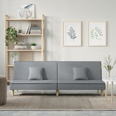 Dīvāns vidaXL, 200x89x70 cm, pelēks cena un informācija | Dīvāni | 220.lv