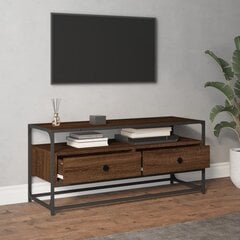 TV plaukts vidaXL, 100x35x45 cm, brūns cena un informācija | TV galdiņi | 220.lv