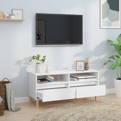 TV plaukts vidaXL, 100x34,5x44,5 cm, balts цена и информация | Тумбы под телевизор | 220.lv