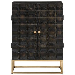Bufete vidaXL, 55x34x75 cm, melns цена и информация | Шкафчики в гостиную | 220.lv