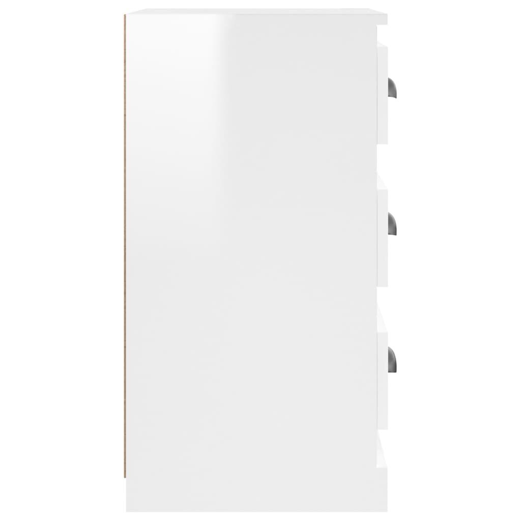 Kumode vidaXL, 36x35,5x67,5 cm, balts cena un informācija | Skapīši viesistabai | 220.lv