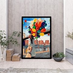 Картина по номерам 40x50 cm.  "Воздушные шары в ваших руках" цена и информация | Живопись по номерам | 220.lv