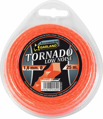 Garland Griešanas mašīnas vītne Garland Tornado X 71021X2516 25 m 1,6 mm Zems skaņas līmenis cena un informācija | Dārza tehnikas rezerves daļas | 220.lv