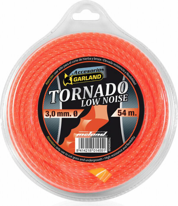 Garland Griešanas mašīnas vītne Garland Tornado X 71023X5430 3 mm 54 m Zems skaņas līmenis cena un informācija | Dārza tehnikas rezerves daļas | 220.lv