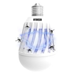 Noveen IKN803 2in1 Эфективная Уличная - Комнатная лампа от комаров E27 800V до 40m2 + 6W LED световая лампочка Белый цена и информация | Средства от комаров и клещей | 220.lv