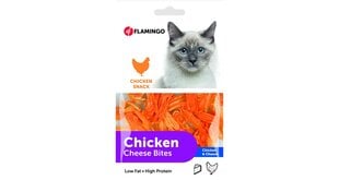 Лакомство для кошек Flamingo Chicken Cheese Bites, 85 г цена и информация | Лакомства для кошек | 220.lv