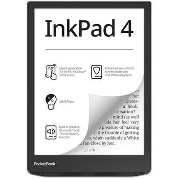 PocketBook электронная книга InkPad 4 7,8" 32GB, черный цена и информация | Электронные книги | 220.lv