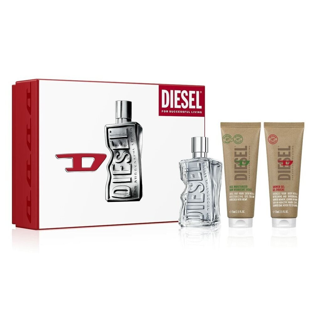 Unisex parfimērijas komplekts Diesel D by Diesel, 3 gb. cena un informācija | Sieviešu smaržas | 220.lv