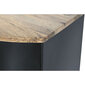 Centrālais galds DKD Home Decor Melns 120 x 45 x 45 cm Alumīnijs Dzelzs Mango koks цена и информация | Žurnālgaldiņi | 220.lv