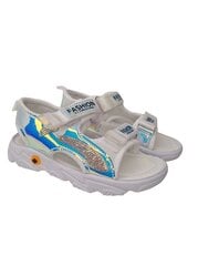 Meiteņu sandales FASHION, baltas. cena un informācija | Bērnu sandales | 220.lv