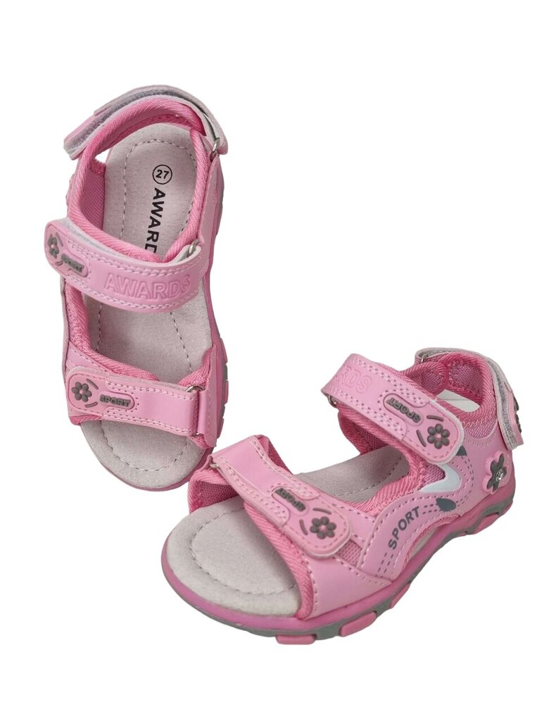 Meiteņu sandales AWARDS,rozā. цена и информация | Bērnu sandales | 220.lv