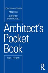 Architect's Pocket Book 6th edition cena un informācija | Grāmatas par arhitektūru | 220.lv