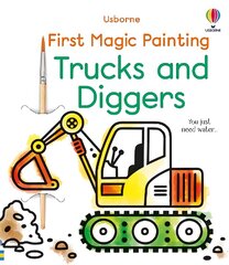 First Magic Painting Trucks and Diggers цена и информация | Книги для малышей | 220.lv