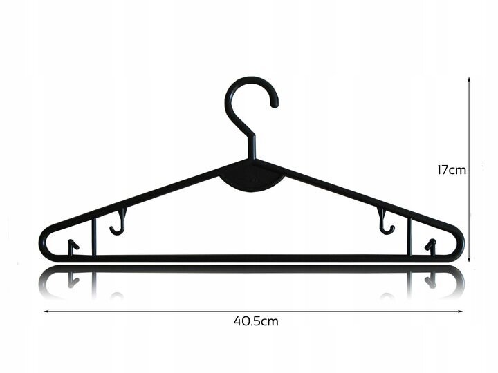 Plastmasas drēbju pakaramie 25 gab. цена и информация | Pakaramie un apģērbu maisi | 220.lv