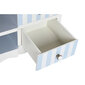 TV mēbeles DKD Home Decor Balts Debesu zils (120 x 48 x 60 cm) cena un informācija | TV galdiņi | 220.lv