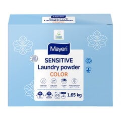 MAYERI Sensitive Color veļas pulveris 1,65kg цена и информация | Средства для стирки | 220.lv