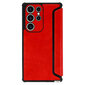 Maciņš RAZOR Leather - Samsung Galaxy S23 Plus, sarkans цена и информация | Telefonu vāciņi, maciņi | 220.lv