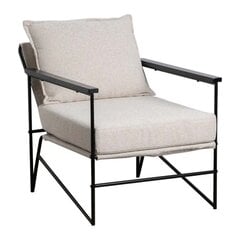 Кресло 69 x 79 x 82 cm Синтетическая ткань Бежевый Металл цена и информация | Кресла в гостиную | 220.lv