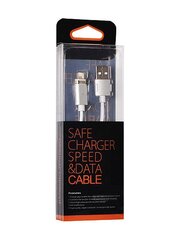 Cable Magnetic Type 1 - USB to Lightning - with detachable plug Iphone 5|6||7|8|X 1 Meter SILVER (blister pack) цена и информация | Кабели для телефонов | 220.lv