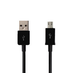 Cable - USB to Micro USB - long Micro USB plug 8mm BLACK цена и информация | Кабели и провода | 220.lv