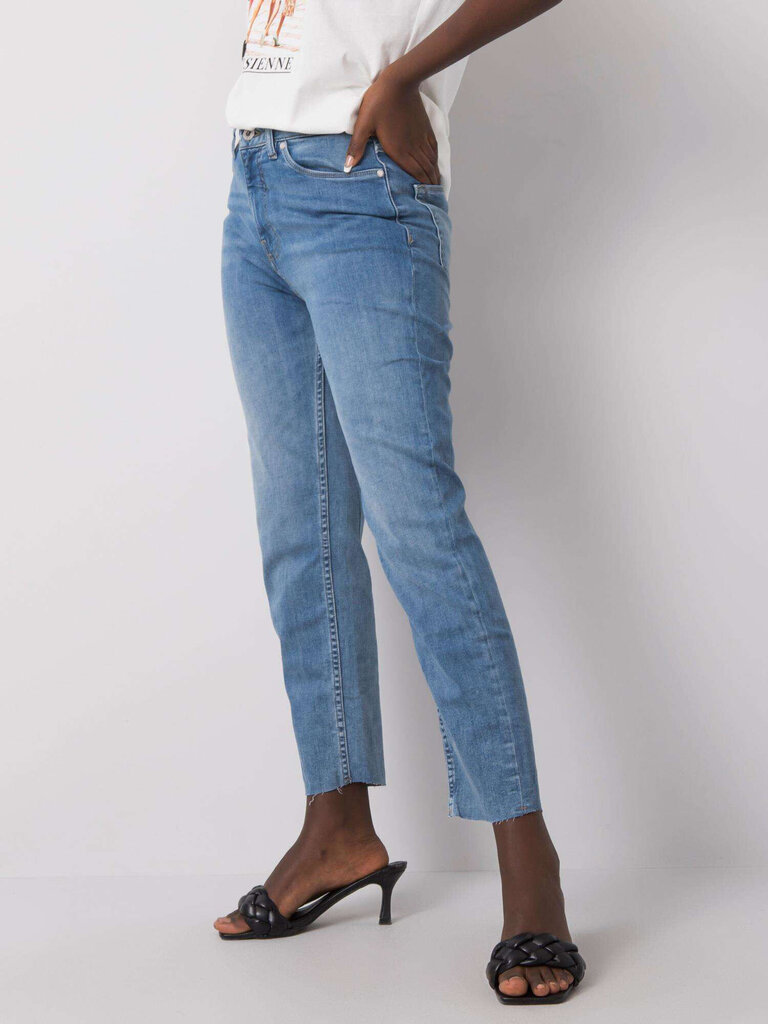 Džinsa bikses, gaiši zilā krāsā цена и информация | Sieviešu džinsi | 220.lv
