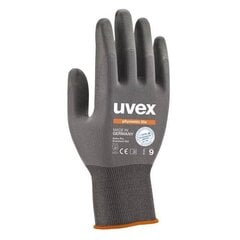Перчатки защитные Uvex Phynomic Lite, серые, размер 7 цена и информация | Рабочие перчатки | 220.lv