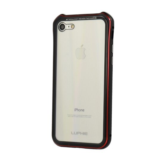 Luphie AURORA Magnetic Case for Iphone XS MAX (6,5") black-red cena un informācija | Telefonu vāciņi, maciņi | 220.lv