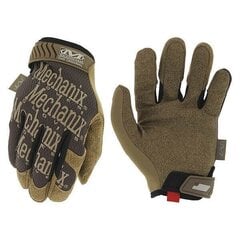 Перчатки Mechanix The Original® коричневые, размер M цена и информация | Рабочие перчатки | 220.lv