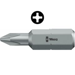 Skrūvgriežu uzgalis Wera 851/2, PH 3 x 32mm cena un informācija | Rokas instrumenti | 220.lv
