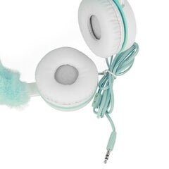 GJBY headphones - Plush RABBIT Blue цена и информация | Наушники с микрофоном Asus H1 Wireless Чёрный | 220.lv