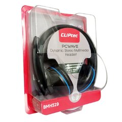 Cliptec Headphones PCwave BMH529 with microphone black цена и информация | Наушники | 220.lv