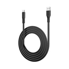 Borofone Cable BX23 Wide Power - USB to Type C - 3A 1 m, black цена и информация | Кабели для телефонов | 220.lv