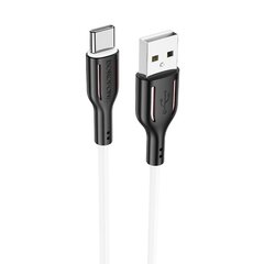 Borofone Cable BX63 Charming - USB to Lightning - 2,4A 1 metre black-red цена и информация | Кабели для телефонов | 220.lv