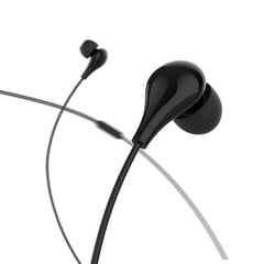 Borofone Earphones BM24 Milo with microphone black цена и информация | Наушники | 220.lv