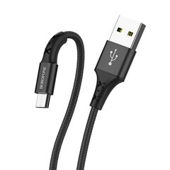 Borofone Cable BX20 Enjoy - USB to Micro USB - 2A 1 metre black цена и информация | Кабели для телефонов | 220.lv