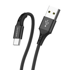 Borofone Cable BX20 Enjoy - USB to Type C - 2A 1 metre black цена и информация | Кабели для телефонов | 220.lv