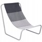 Saliekams āra krēsls, pludmales krēsls, pelēks cena un informācija | Dārza krēsli | 220.lv