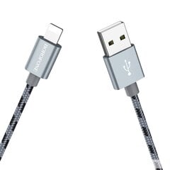 Borofone Cable BX24 Ring Current - USB to Type C - 3A 1 metre grey цена и информация | Кабели для телефонов | 220.lv