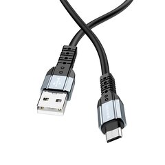 Borofone Cable BX64 Special Silicone - USB to Type C - 3A 1 metre white цена и информация | Кабели для телефонов | 220.lv