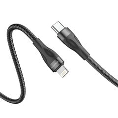 Borofone Cable BX61 Source - USB to Type C - 3A 1 metre black цена и информация | Кабели для телефонов | 220.lv