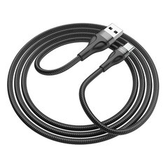 Borofone Cable BX61 Source - USB to Type C - 3A 1 metre black цена и информация | Кабели для телефонов | 220.lv