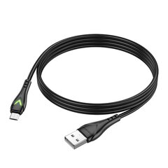 Borofone Cable BX65 Bright - USB to Micro USB - 2A 1 metre black цена и информация | Кабели для телефонов | 220.lv