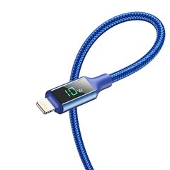 Borofone Cable BU32 Exclusive - USB to Lightning - 2,4A 1,2 metres blue цена и информация | Кабели для телефонов | 220.lv