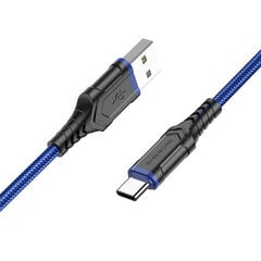 Borofone Cable BX67 - USB to Type C - 3A 1 m, blue cena un informācija | Savienotājkabeļi | 220.lv