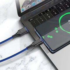 Borofone Cable BX67 - USB to Type C - 3A 1 m, blue цена и информация | Кабели для телефонов | 220.lv