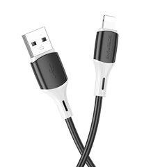 Borofone Cable BX79 - USB to Lightning - 2,4A 1 metre black цена и информация | Кабели для телефонов | 220.lv