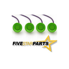 4 задних цветных датчика парковочных систем, зеленые цена и информация | Системы парковки | 220.lv
